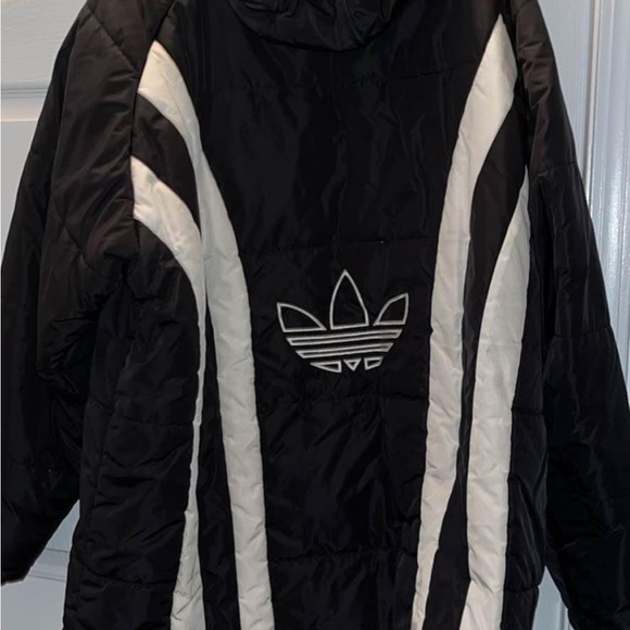 Long Adidas Vintage Winter Jacket - Picture 2 of 3